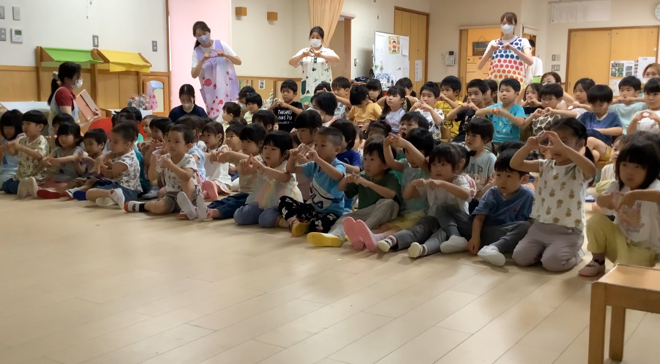 スイーティオちゃんが遊びに来たよ！(全クラス)