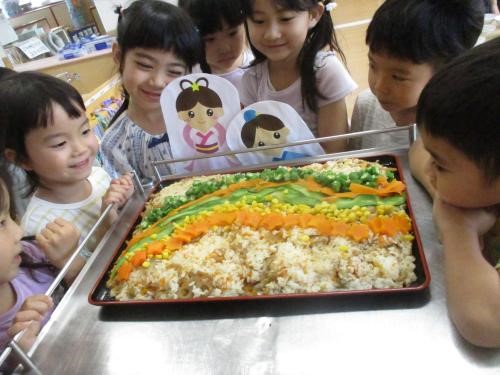 七夕メニューだ！（5歳児）