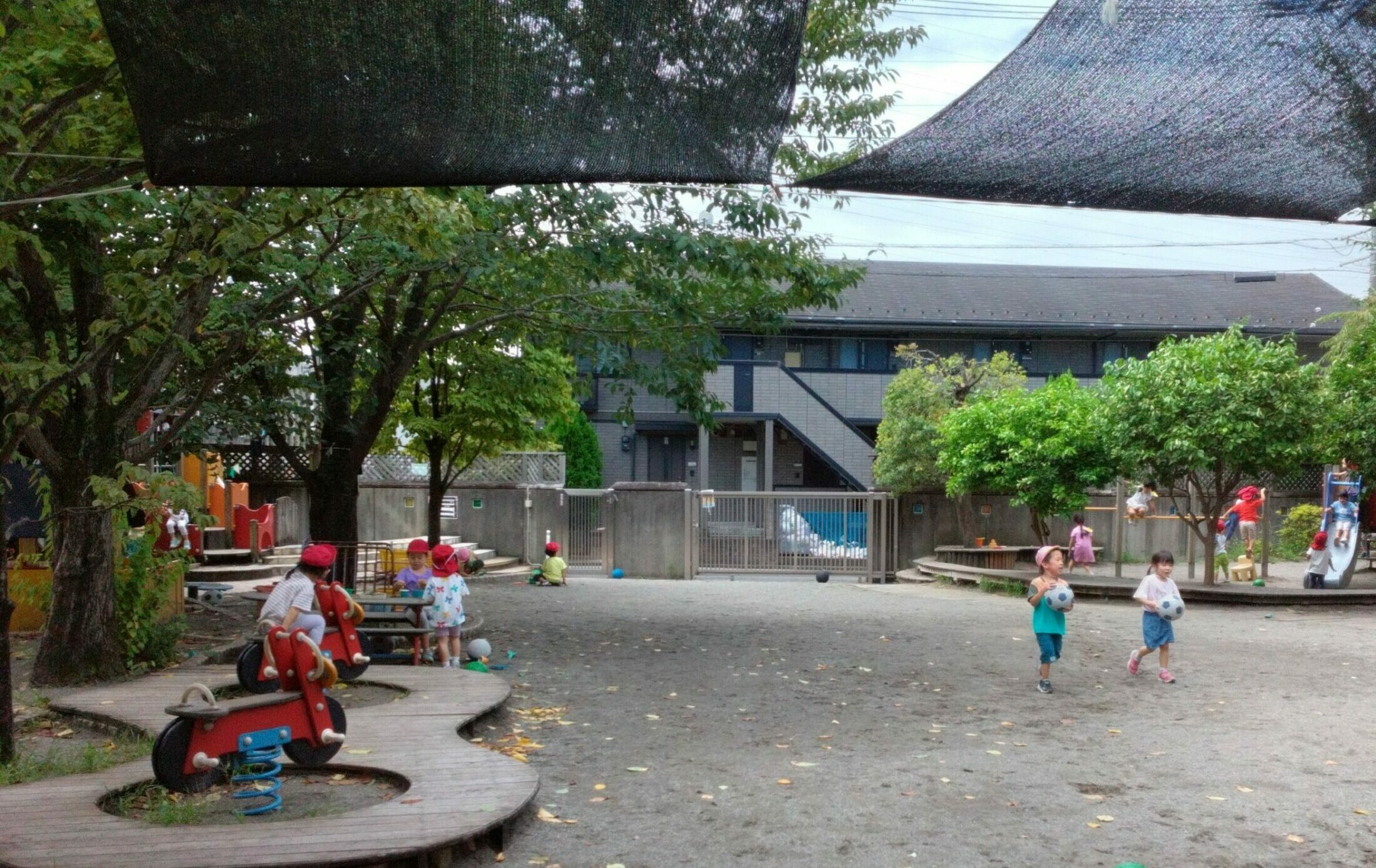 園庭遊び