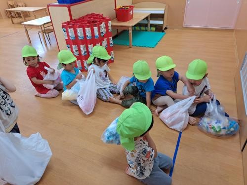 待ちに待った水遊び（3歳児）※7月中旬実施