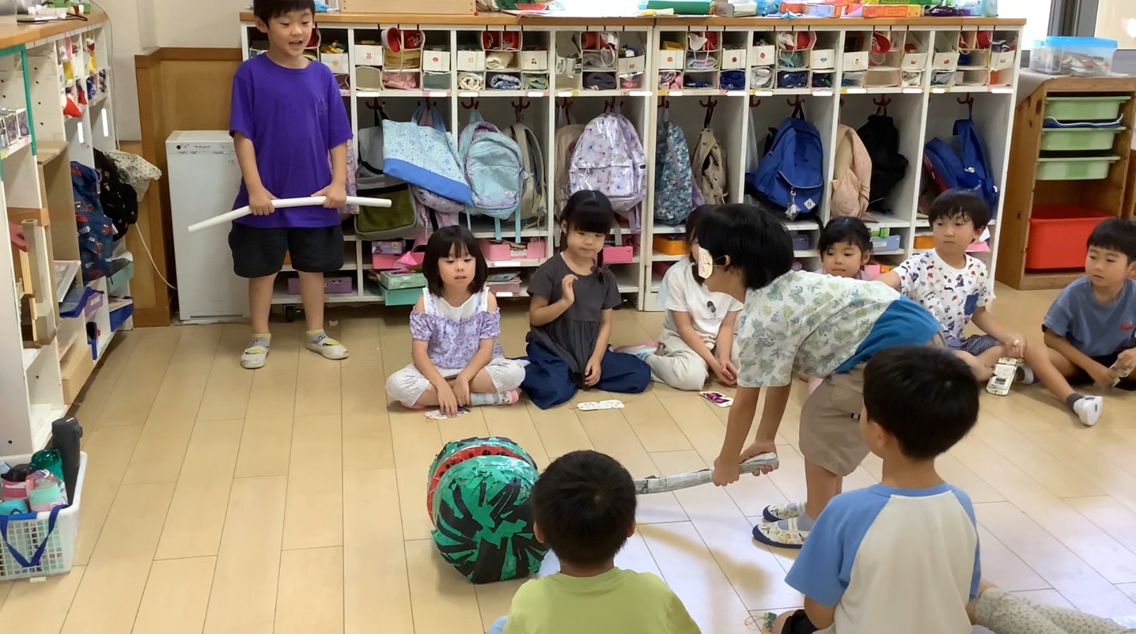 スイカ割りをしよう！（5歳児クラス）