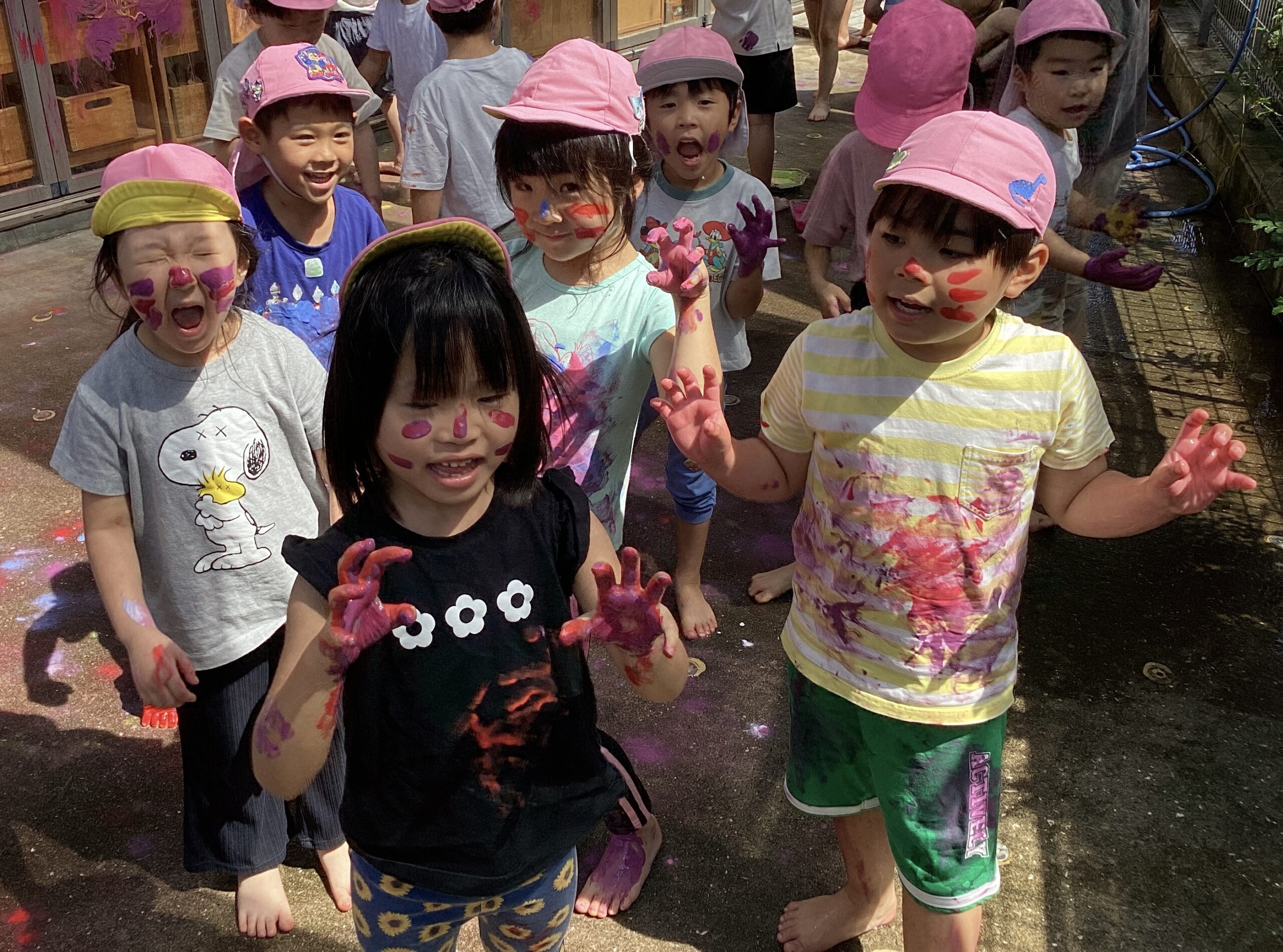 ☆ボディペインティング☆  〜5歳児〜