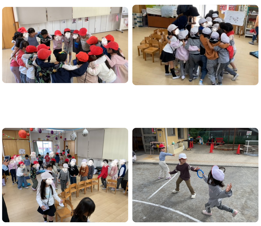 一年生のお兄さんお姉さんと遊んだよ！（5歳児）