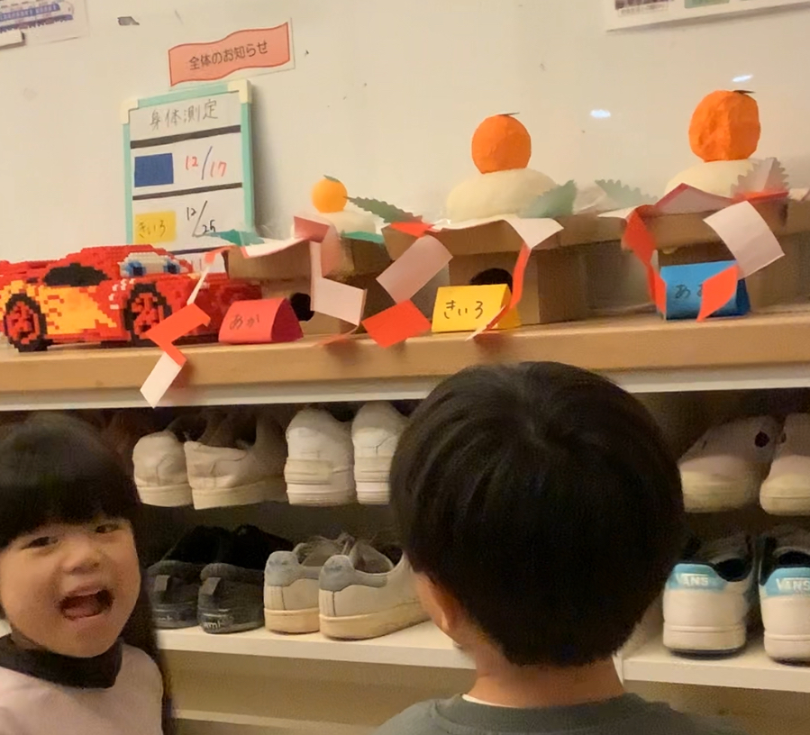 鏡餅を作ってみよう！（4・5歳児）