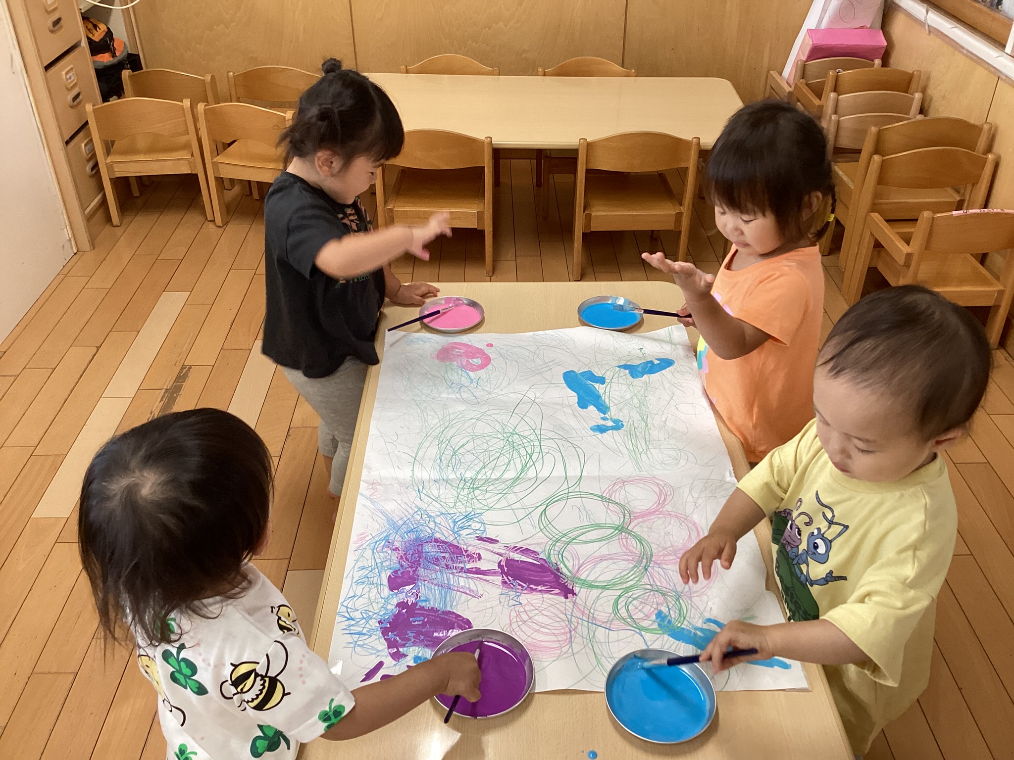 梅雨の遊び（1歳児）